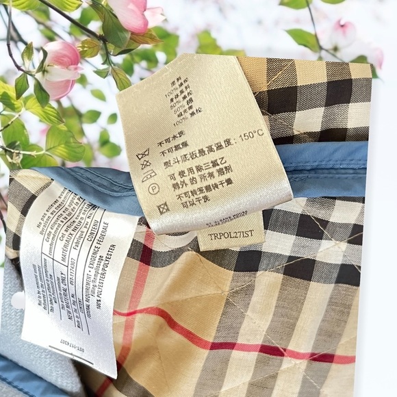 BLUE Quilted Jacket with Lining - Picture 9 of 10